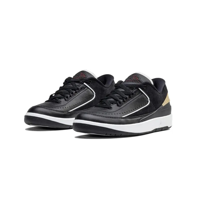 JORDAN 2 RETRO LOW BLACK METALLIC GOLD